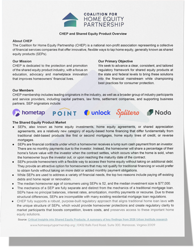CHEP Market Policy Review